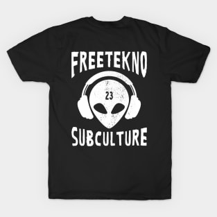 Freetekno Subculture Tekkno 23 T-Shirt